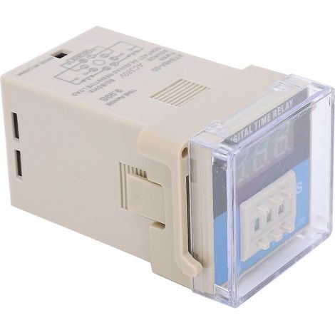 Zeitrelais mit digitaler LED-Anzeige, einstellbarer Zyklusverzögerungsbereich 0,1 s – 99,9 s, ATS48A-20AC380V