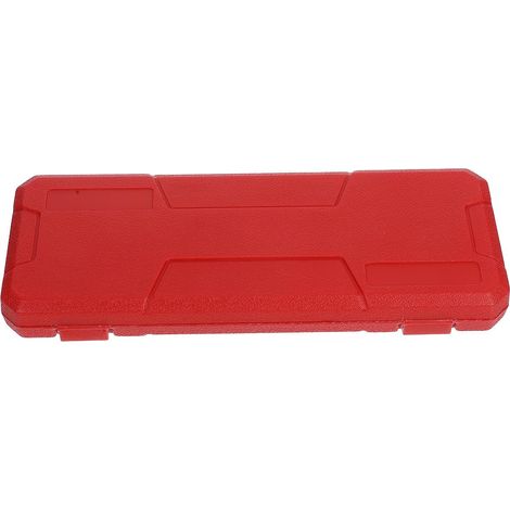 Boîte de Rangement pour Pied à Coulisse Numérique 0-200mm Rouge Plastique Léger, Protection Antichoc, Format Compact pour Transport et Stockage (1/5)