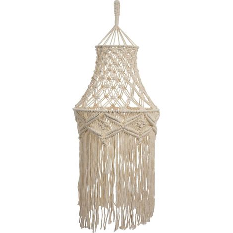 Abat-Jour Suspendu en macramé, Couverture de Lampe Moderne, Bureau, Chambre à Coucher, Salon, Chambre d'enfant, dortoir, décoration de Maison bohème (1/5)