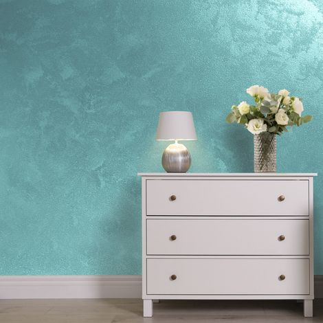 Primacol Silver Sand Peinture Décorative Intérieure Effet Sable – Turquise 40