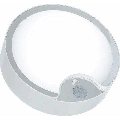 Plafonnier LED à Détecteur de Mouvement, Lampe de Plafond Intérieure Super Lumineuse à Piles, pour Grenier, Buanderie, Garage, Couloir, Escalier, 19cm 300LM Lumière du Jour (1/5)
