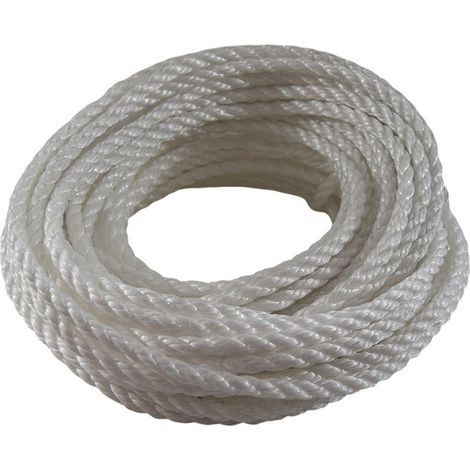 Corde en nylon Ø8mm - Corde de sécurité de 20m