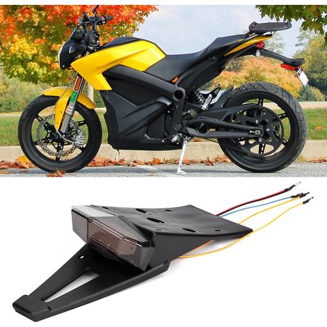 Lampe arrière LED pour moto tout-terrain, vélo d'endurance, feu de stop universel (1/5)