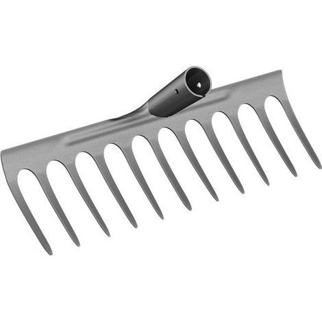 Râteau À Chaume Robuste À pour Pelouse Outil De Jardinage en Matériau Robuste Râteau Dextérieur pour Un Ameublissement Efficace du Sol，11 Dents (1/5)