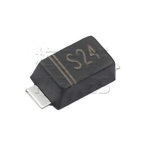 Changdian DSS24 SMD Schottky diode chip, screen-printed S24 SOD-123FL 40V/2A, electronic component, 5 pieces.