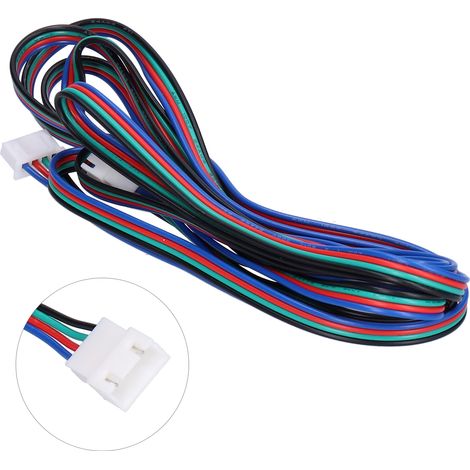 Câble d'extension moteur mâle-femelle pour extrudeuse, pour charge, connecteur JST PH2.0 à 4 broches (1/5)