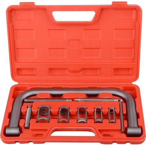 10 Pièces Compresseur de Ressort de Soupape Universel, Kit Outil de Leve Soupape Professionnel (1/5)