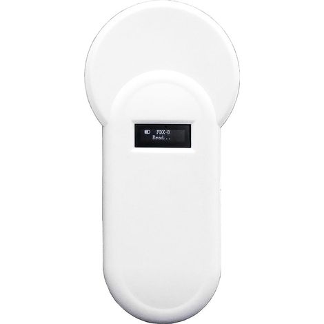 Lecteur portable d'identification animale 134,2 kHz H01-T, écran OLED, lecteur de puces FDX-B F, pour étiquettes animales