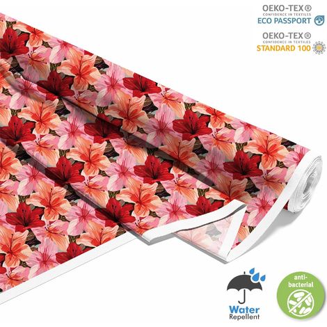 OUTDOOR DEKOSTOFFE OXFORD - Motiv Blumen I DX5319