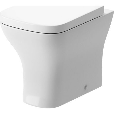 Signature Aztec Rimless Back to Wall Toilet (inc Soft Close Seat) (1/3)