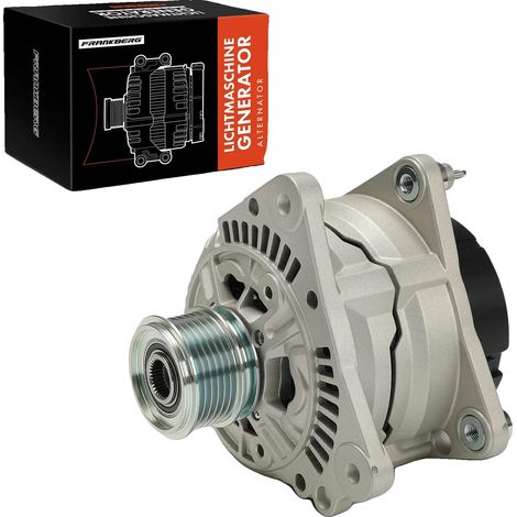 Generador alternador, voltaje de 14 V, corriente de 90 A, compatible con Audi A3 8L, rotación en sentido horario, 6 ranuras. (1/5)