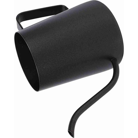 Cafetière filtre en acier inoxydable noir avec long bec verseur en col de cygne (350 ml) (1/5)