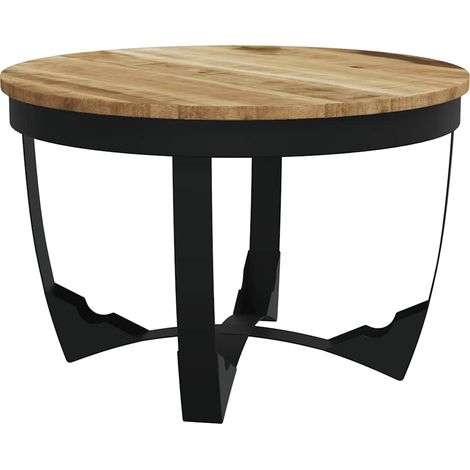 Maison Exclusive - Tavolino da Salotto in Legno Massello Grezzo di Mango 60x40 cm