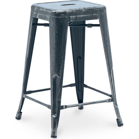 Sgabello da bar - Design industriale - 60cm - Nuova edizione - Stylix Industriel