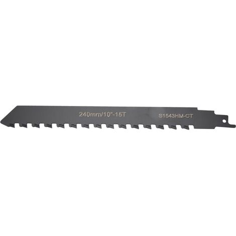 Lama per sega alternativa in carburo di tungsteno per il taglio di calcestruzzo poroso, fibrocemento, mattoni 240 mm/9,45 pollici (1/4)