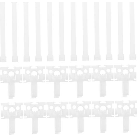 12ensembles di Riparazione per Tende Verticali Kit di Sostituzione dei Pannelli Ciechi con Accessori Tende Bianche per la Riparazione E la Manutenzione (1/5)