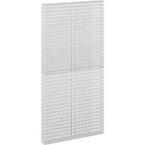 Gabione mit 5 mm Draht und 5x2,5 cm Maschen 100x10x200 cm vidaXL (1/5)