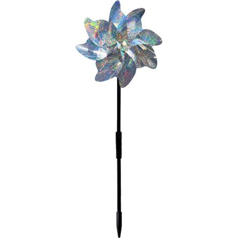 Reflektierende Windmühle – Für Garten und Terrasse – Hält Vögel und Tiere fern – 10er-Pack (1/5)