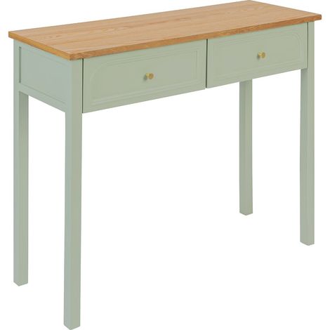 Consolle a 2 cassetti mohea verde celeste l100cm - Atmosphera créateur d'intérieur (1/5)