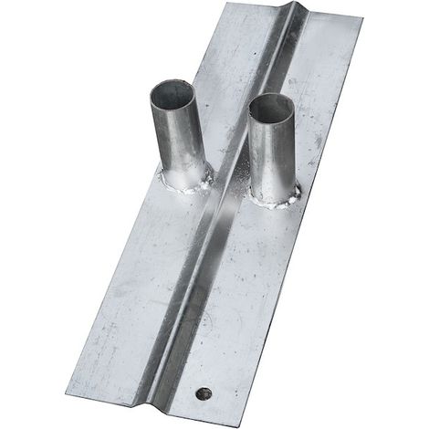 Doppelfuß für Mobilzaun groß 595x122x175 mm, verzinkt