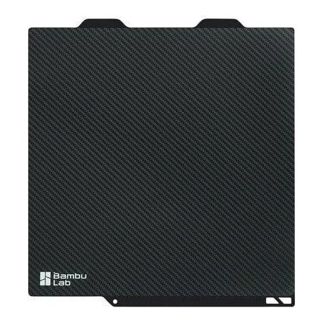 Accessoire d'imprimante bambulab nakładka PEI fibre carbone adhérence