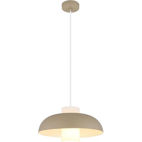 [GEBRAUCHT] B-Ware Globo Lighting Lowe Hängeleuchte amber matt/weiß 38 cm E27 dimmbar IP20 (1/2)