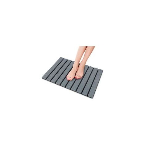 Tapis de bain en pierre, tapis de bain antidérapant pliable en terre de diatomée naturelle, séchage rapide, haute absorption d'eau, 60 39cm tapis de sol pour salle de bains, maison et cuisine (1/5)