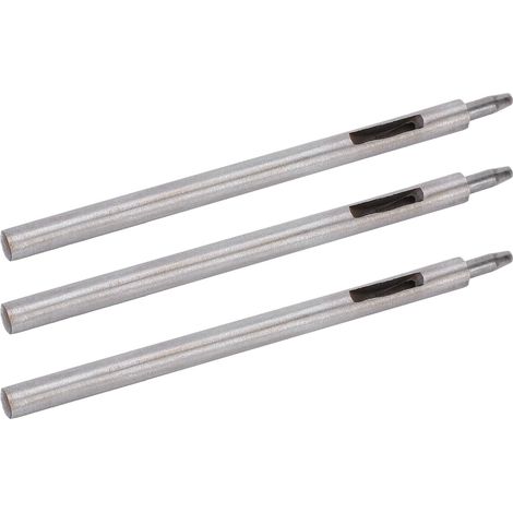 Outil de perforation rond en acier allié (lot de 3) pour loisirs créatifs en cuir (2 mm). (1/5)