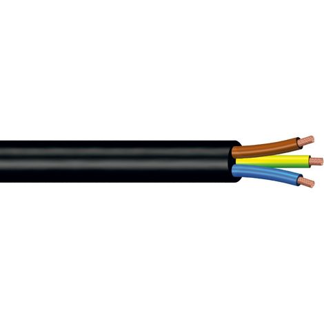 CAVO TRIPOLARE 25MT SEZIONE 3X1 NERO