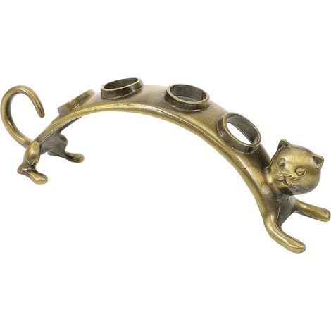 Support Présentoir Métal pour Bouchons de Bouteille de Vin Forme de Chat Vintage Support Pratique pour Bouchons et Bec Verseur Rangement Élégant pour Cuisine et Fêtes (1/5)