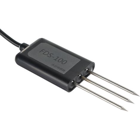 IP68 Bodenfeuchtesensor, Feuchtigkeitsmessumformer für Garten, Gewächshaus und Landwirtschaft, 0–100 % Luftfeuchtigkeit, 2 s Ansprechzeit, Ausgang: 4–20 mA, 12–24 V (1/5)