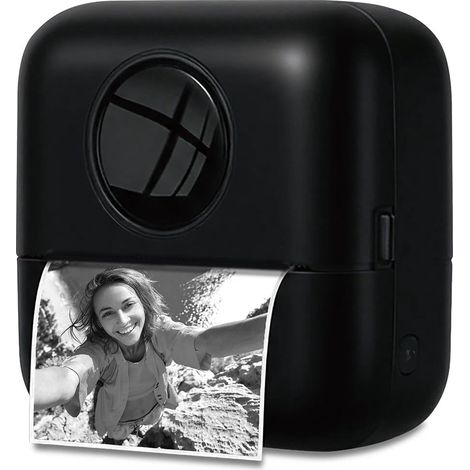 Stampante termica portatile, senza inchiostro, Bluetooth, 200 DPI (1/5)