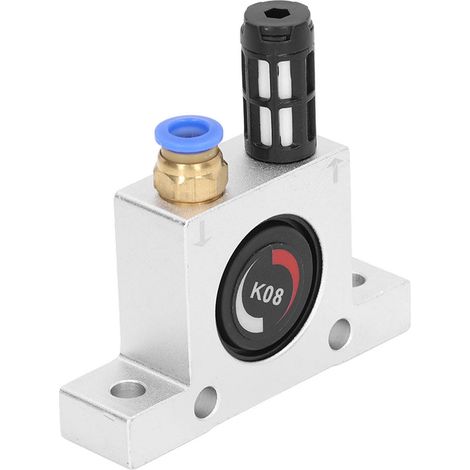 Vibrateur pneumatique à billes K8 en alliage d'aluminium avec silencieux, usage industriel, vibration aérienne robuste (1/5)