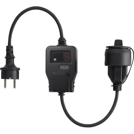interBär 8813-004.01 Dämmerungsschalter Schwarz 230 V 1 bis 9 h