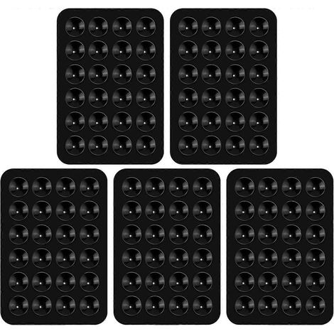Set mit 5 Silikon-Saugnapf-Handyhaltern, multifunktionaler Auto-Handyhalter, Mini-Saugnapfmatte, selbstklebende Saugnapf-Handyhülle