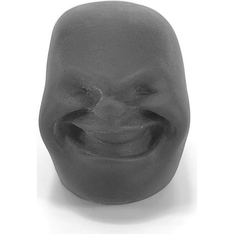1 divertente gadget regalo in silicone a forma di palla antistress per il viso umano (ventilatore) (1/5)