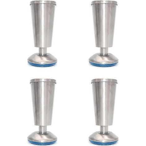Ensemble de 4 pieds de meuble, pieds de comptoir de cuisine, en forme de coupe Crday, hauteur Crday 120 mm, unité Crday (1/5)