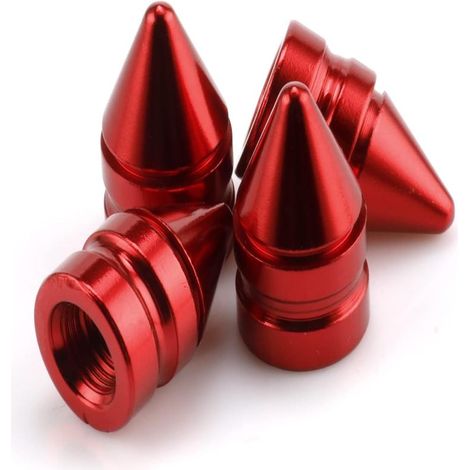Cache-valve pour pneu de voiture, 4 accessoires universels en alliage d'aluminium, couvre-pneus pour voitures, camions, SUV et motos (1/5)
