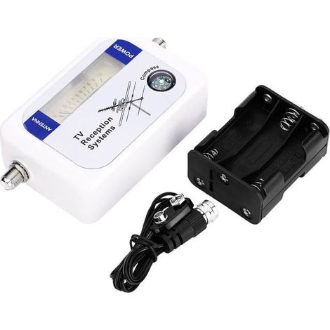 Zerodis Détecteur DVB-T Mini DVB-T Finder Antenne Numérique Terrestre Antenne TV Signal Force Mètre Détecteur Récepteur