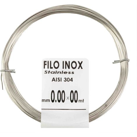MATASSINA FILO ACCIAIO INOX D 1,0 MM    6 M- FILOTECNICA- 25,0 pz