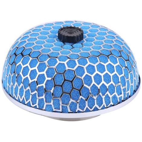 Filtre à air Keenso universel à haut débit en mousse, design champignon, filtre d'admission d'air (bleu) (1/5)
