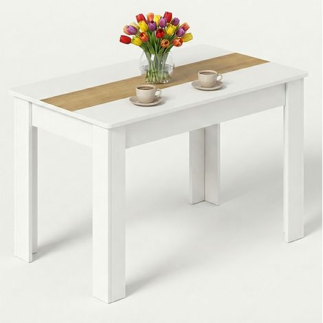 Mesa de comedor Mesa de cocina 140x80 Disalo 75x140x80 - VCM