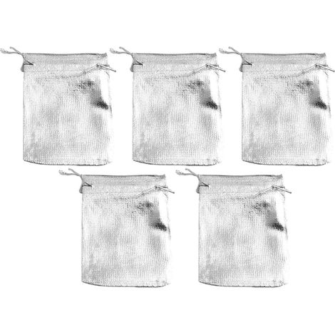 50 Pochons pour organza Or Argent 5x7cm Satin 50 Pochons pour(Silver 9 12cm) (1/5)