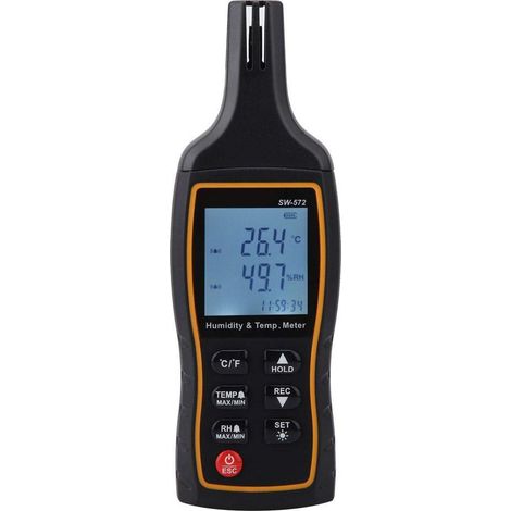 Termometro/igrometro LCD SW-572 – -2060°C – 0-100% UR – Display digitale