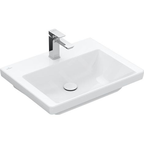 Vasque Villeroy & Boch Subway 3.0, rectangulaire, 1 trou pour (1/4)