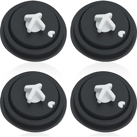 4PCS Joint Chasse d'eau WC,Rondelles de Joint Chasse d'Eau WC Joints de Diaphragme à Entrée Latérale pour L'Entretien des Chasses D'eau des Toilettes