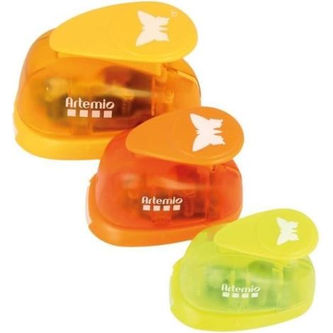 Set de 3 perforatrices 'Artemio' Papillon 16, 25 et 38 mm