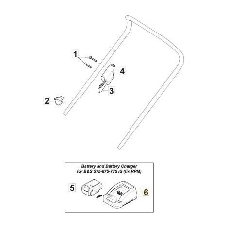 CARICA BATTERIA LI-ION B&S IS (UK)596334 ORIGINALE STIGA - 118204137/1