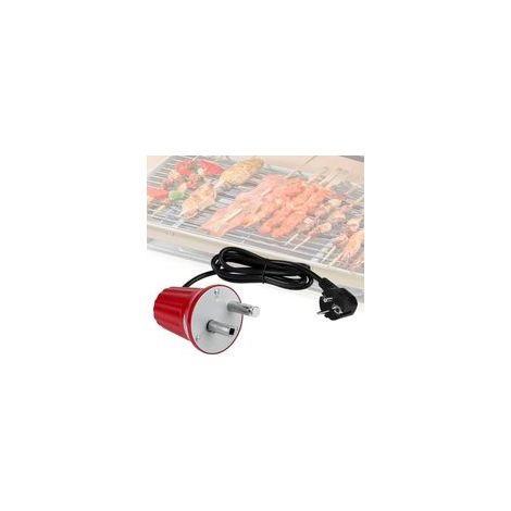Moteur Électrique pour Barbecue, Rôtissoire 220V à Faible Bruit, Accessoire Pratique pour Gril Extérieur Portable (1/5)