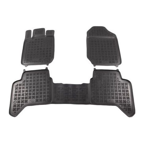 Gummimatten für FORD Ranger (2011–2020) - 4 Stück - Wannen-Typ
